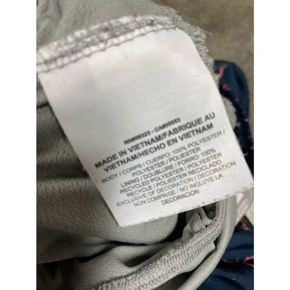 Nike Navy & Coral Dri-Fit Running Shorts Size XS